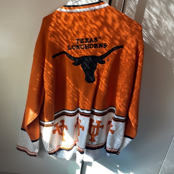 Vintage Burch brows UT Longhorns zip up cardigan and embroidered turtleneck NEW - Picture 4 of 8